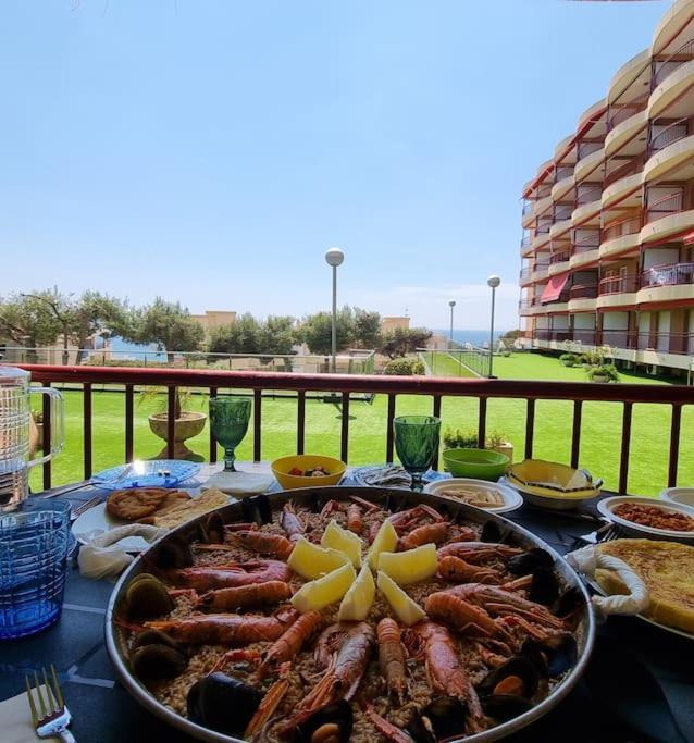 Apartamento Precioso Apartamento Con Vistas Al Mar Con Piscina Salou Exterior foto